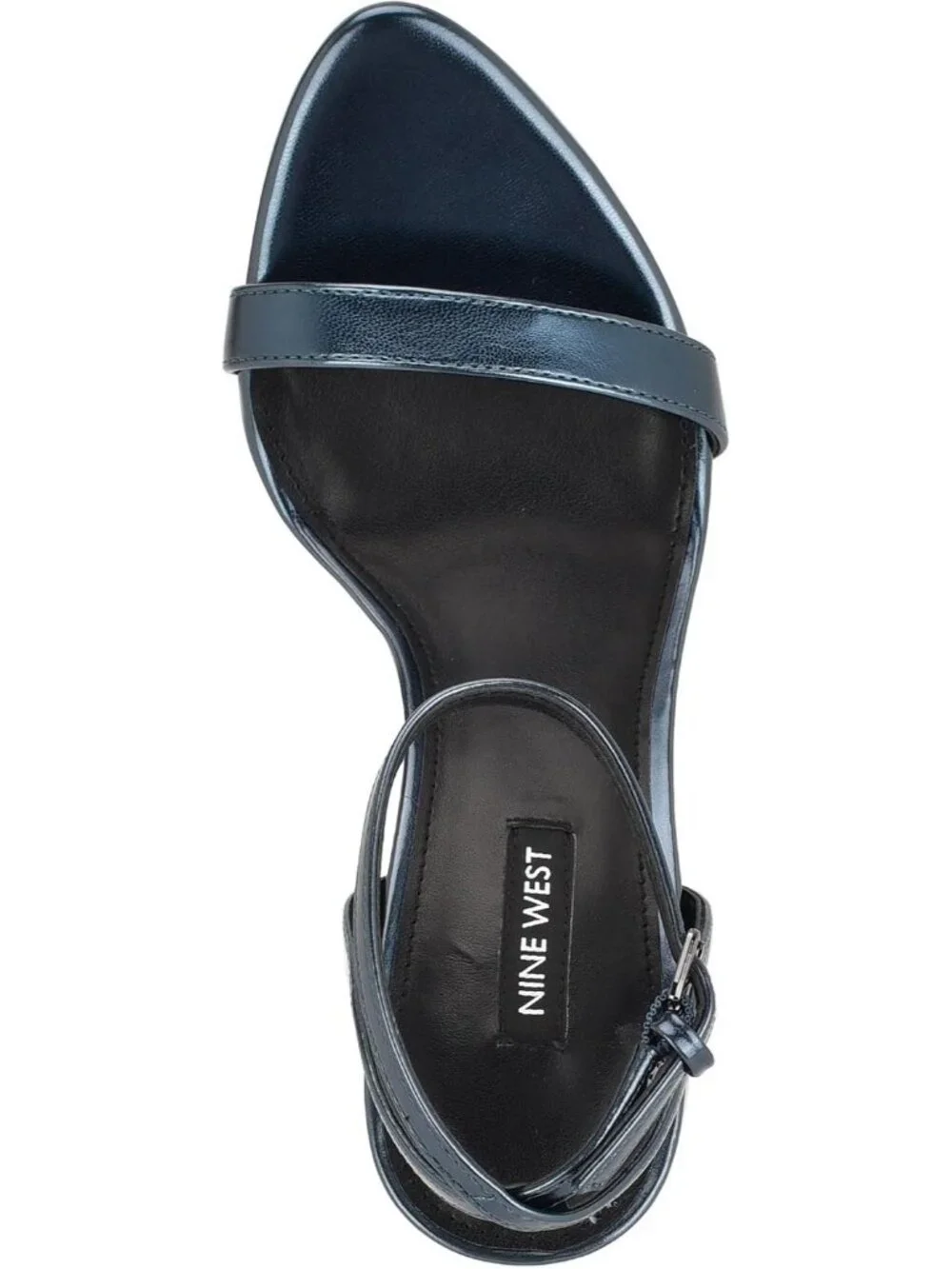 Women's Teal Blue Open Toe Ankle Strap Reina Style Lightweight Heel Sandal Shoes